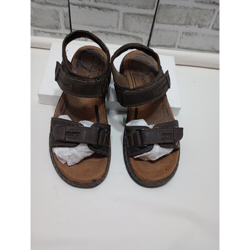 Men’s Nunn Bush Dual Comfort Open Toed Sandals W/ Two Straps Size 12